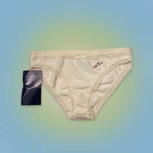 brand new brandy melville floral embroidered underwear
